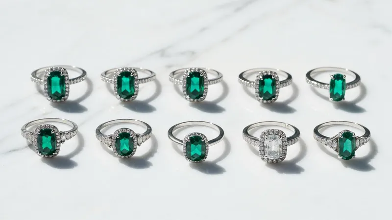 Styles de bague en émeraude : guide pour bien choisir