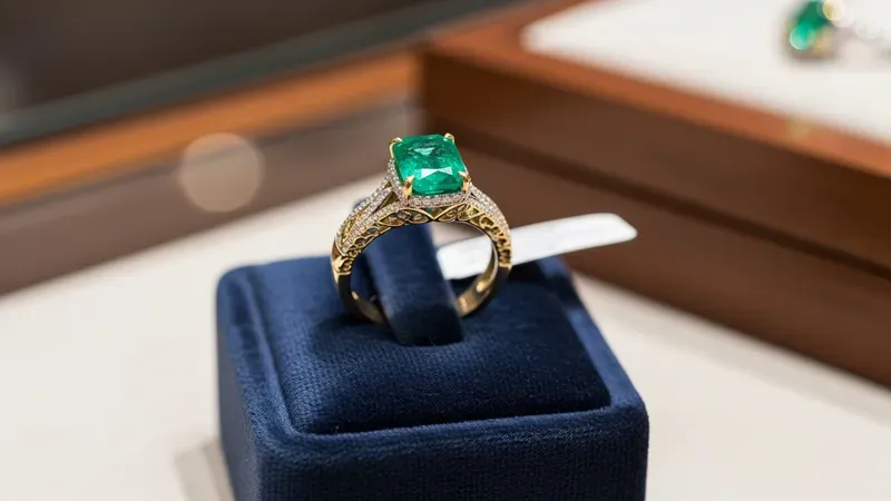 Prix bague en émeraude : de 30 € à + de 5 000 €